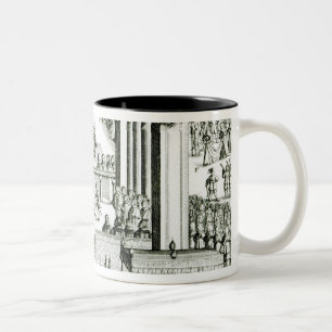 Caneca De Café Em Dois Tons A coroação de Charles mim
