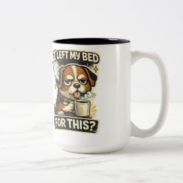 Caneca De Café Em Dois Tons A cup for dog lovers