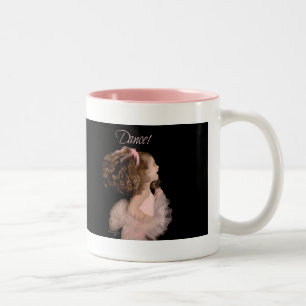Caneca De Café Em Dois Tons A dança gosta de ninguém observação!