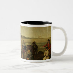 Caneca De Café Em Dois Tons A disputa sobre o bastão dourado
