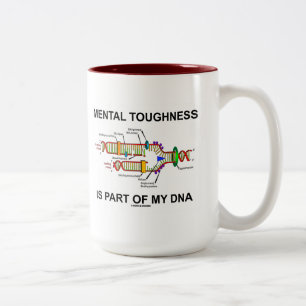 Caneca De Café Em Dois Tons A dureza mental é parte de meu ADN