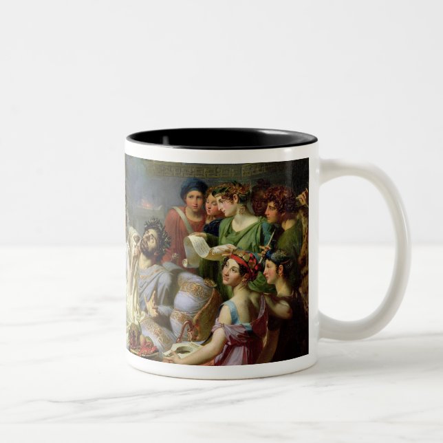 Caneca De Café Em Dois Tons A espada de Damocles (Direita)
