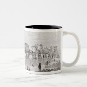 Caneca De Café Em Dois Tons A exposição real do jubileu,