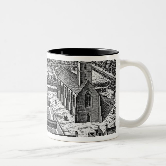 Caneca De Café Em Dois Tons A faculdade de Glasgow, 'de Theatrum (Direita)