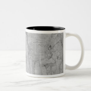 Caneca De Café Em Dois Tons A família de Forestier, 1806