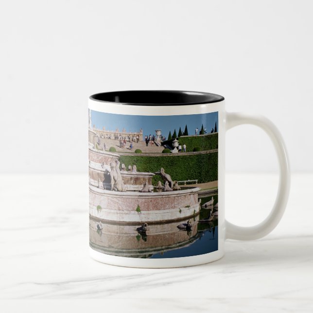 Caneca De Café Em Dois Tons A fonte de Latona (Direita)