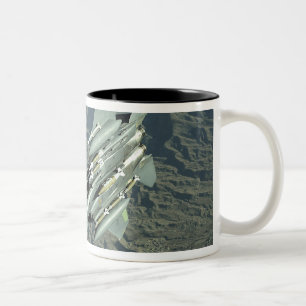 Caneca De Café Em Dois Tons A Força Aérea dos EUA F-15E Strike Eagle