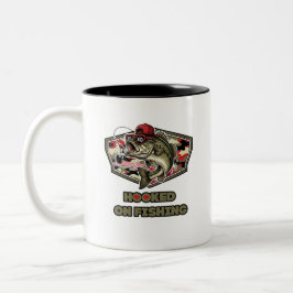 Caneca De Café Em Dois Tons A fun and bold illustration of a cool bass