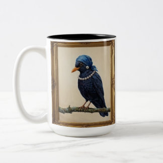 Caneca De Café Em Dois Tons A Garota no Lenço