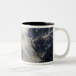 Caneca De Café Em Dois Tons A geleira de Sondrestrom em Greenland