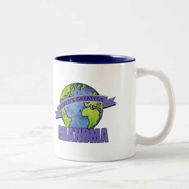 Caneca De Café Em Dois Tons A grande avó do mundo (Direita)