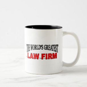 Caneca De Café Em Dois Tons A grande empresa de advocacia do mundo