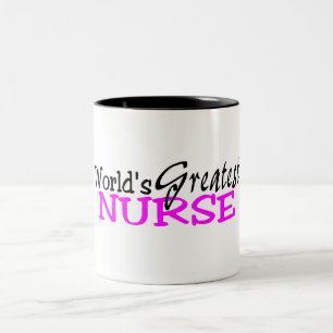 Caneca De Café Em Dois Tons A grande enfermeira dos mundos