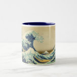 Caneca De Café Em Dois Tons A grande onda fora da costa de Kanagawa<br><div class="desc"></div>