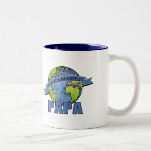 Caneca De Café Em Dois Tons A grande papá do mundo