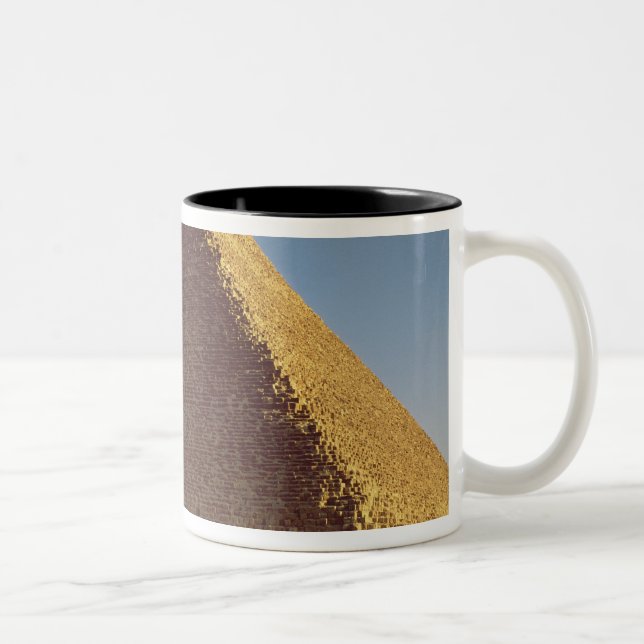 Caneca De Café Em Dois Tons A grande pirâmide do reino velho de Khufu (Direita)