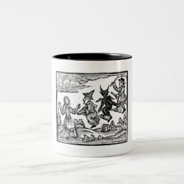 Caneca De Café Em Dois Tons A História de Bruxas e Feiticeiros