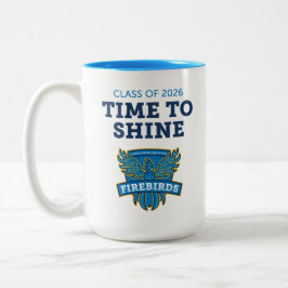 Caneca De Café Em Dois Tons A Hora de Brilhar da FVHS