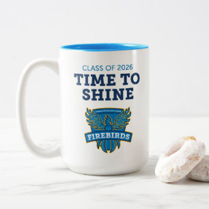 Caneca De Café Em Dois Tons A Hora de Brilhar da FVHS