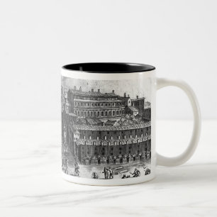 Caneca De Café Em Dois Tons A igreja de St Peter, 'das vistas de Rome
