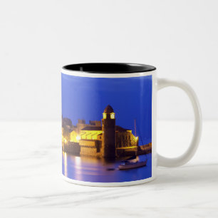 Caneca De Café Em Dois Tons A igreja Eglise Notre Dame des Anges, nossa senhor
