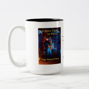 Caneca De Café Em Dois Tons "A Jazz Club in Paris"