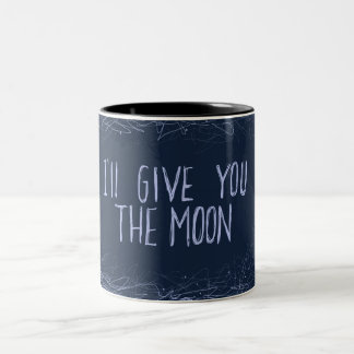 Caneca De Café Em Dois Tons A lua