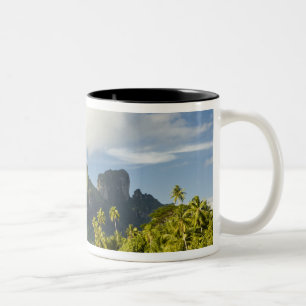Caneca De Café Em Dois Tons A lua de mel da Bora na água