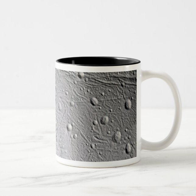Caneca De Café Em Dois Tons A lua de Saturno Enceladus 4 (Direita)