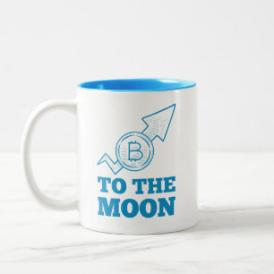 Caneca De Café Em Dois Tons À Lua Mug