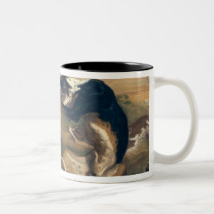 Caneca De Café Em Dois Tons A luta de cão, 1678