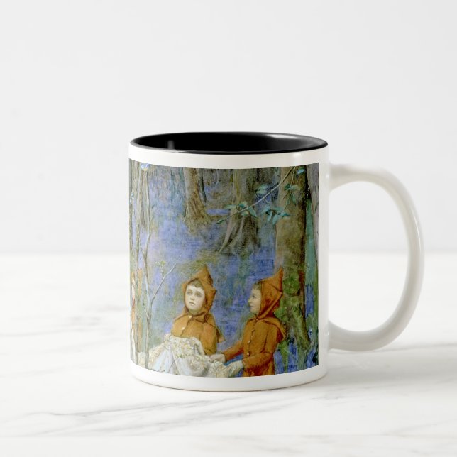 Caneca De Café Em Dois Tons A madeira feericamente (Direita)