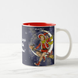Caneca De Café Em Dois Tons A magia natalícia começa com o Dr. Natal