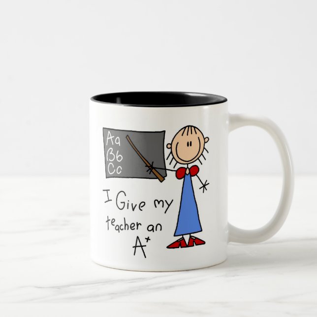 Caneca De Café Em Dois Tons A mais o professor (Direita)