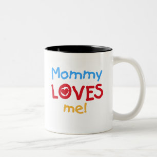 Caneca De Café Em Dois Tons A mamãe ama-me