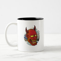 A máscara de Hannya japonesa
