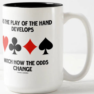 Caneca De Café Em Dois Tons À Medida Que A Brincadeira Da Mão Se Desenvolve, V