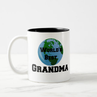 Caneca De Café Em Dois Tons A melhor avó do mundo