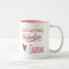 Caneca De Café Em Dois Tons A melhor avó nunca