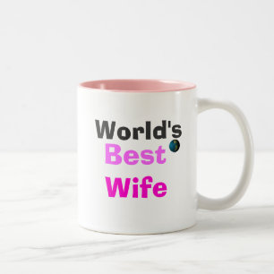 Caneca De Café Em Dois Tons A melhor esposa do mundo