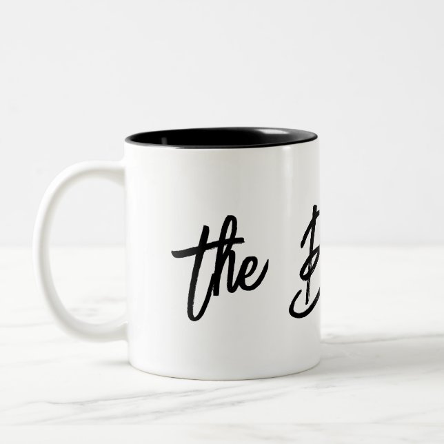 Caneca De Café Em Dois Tons A melhor mãe (Esquerda)