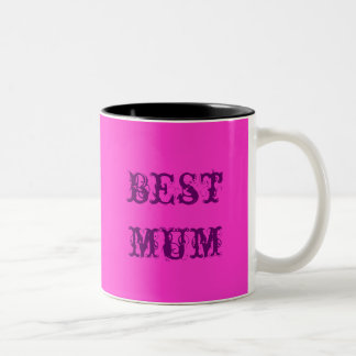 Caneca De Café Em Dois Tons a melhor mãe
