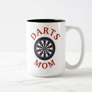 Caneca De Café Em Dois Tons A melhor "MÃE DARTS" de todos os tempos! Dia das M