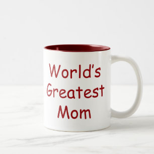 Caneca De Café Em Dois Tons A melhor mãe do mundo