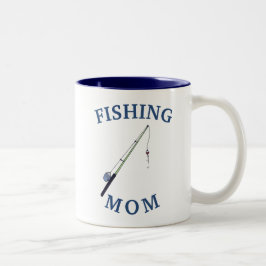 Caneca De Café Em Dois Tons A melhor "MÃE PESCADEIRA" de todos os tempos! Dia 