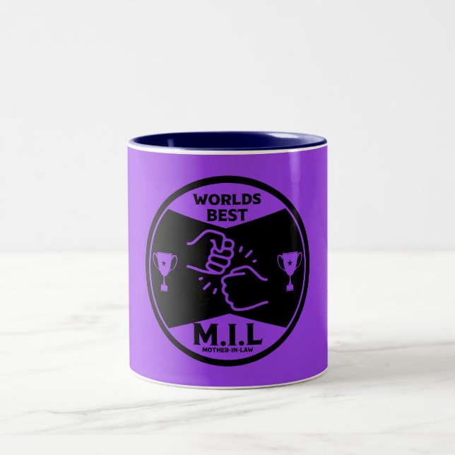 Caneca De Café Em Dois Tons A melhor sogra do mundo (Centro)