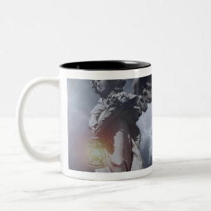 Caneca De Café Em Dois Tons A Moeda do Tempo