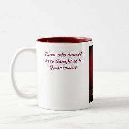 Caneca De Café Em Dois Tons A música não ouvida