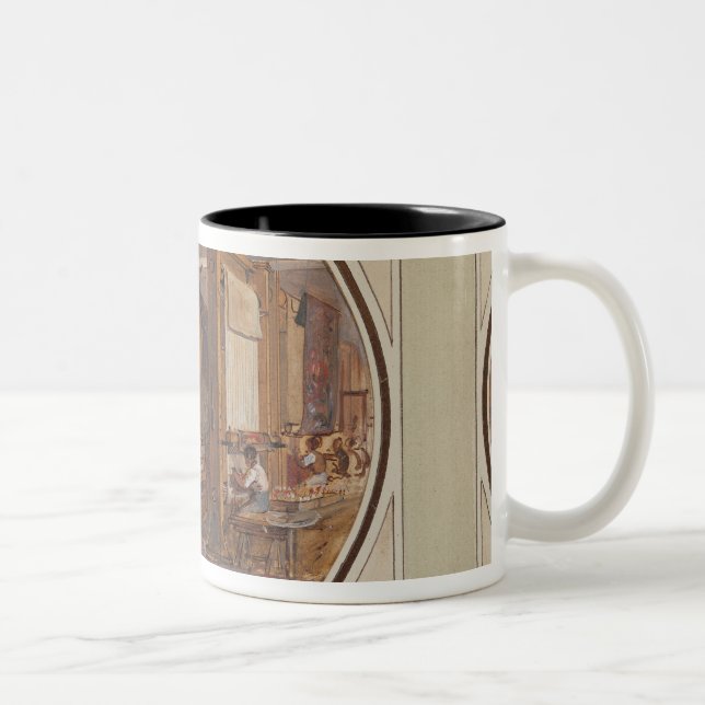 Caneca De Café Em Dois Tons A oficina dos Gobelins, 1840 (Direita)