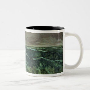 Caneca De Café Em Dois Tons A onda, depois de 1870